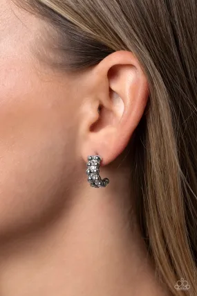 Open Door Jewelry - Bubbling Beauty - Silver Earrings - Paparazzi Accessories