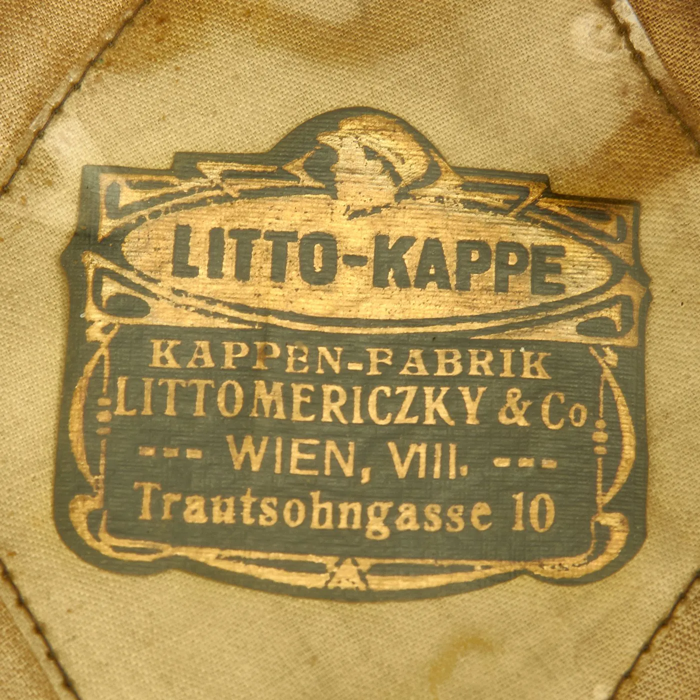 Original Austrian WWI Mountain Infantry Officer M1915 Field Cap - Litto-Kappe