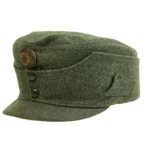 Original Austrian WWI Mountain Infantry Officer M1915 Field Cap - Litto-Kappe