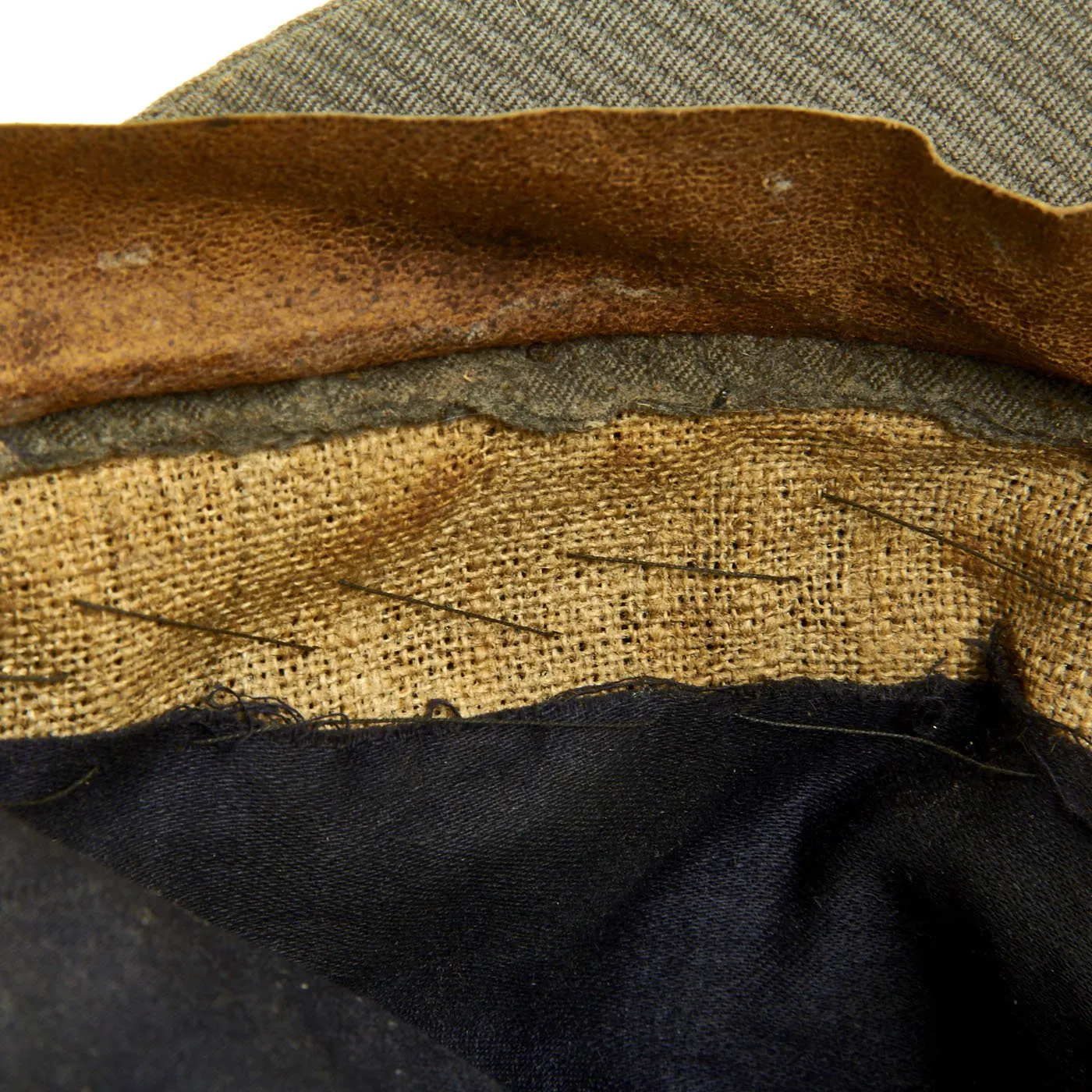 Original Austrian WWI Mountain Infantry Officer M1915 Field Cap with Edelweiss Patch - Landesschützen