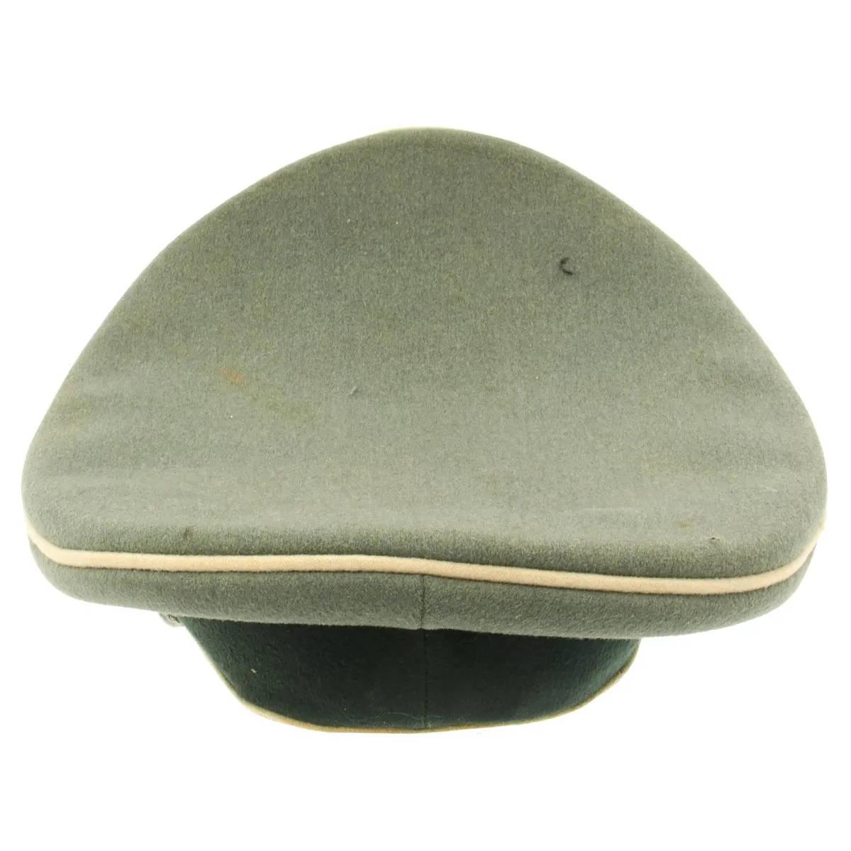 Original German WWII Army Heer Officer Visor Cap by EREL - Marked on Crown and Band