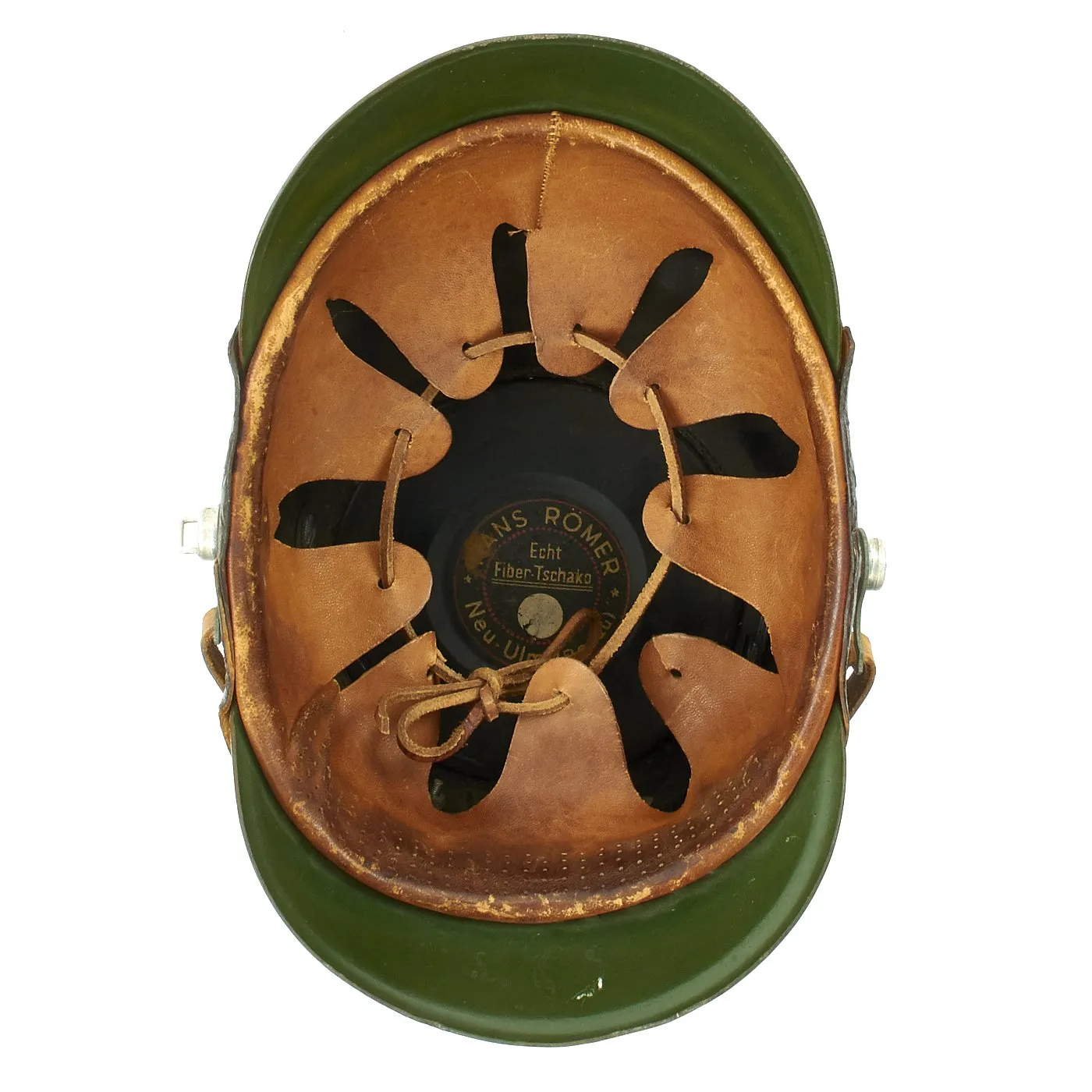 Original German WWII Rural Polizei Shako by Hans Romer - Size 56cm