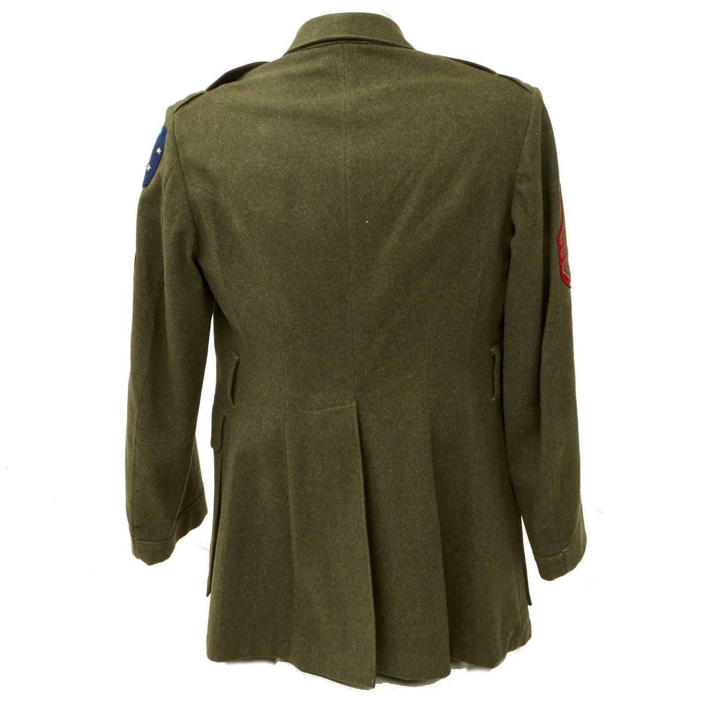 Original U.S. WWII Marine Raider USMC First Marine Amphibious Corps (I MAC) Winter Service Dress Uniform - As Seen In Book