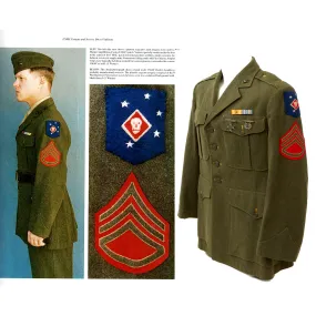 Original U.S. WWII Marine Raider USMC First Marine Amphibious Corps (I MAC) Winter Service Dress Uniform - As Seen In Book