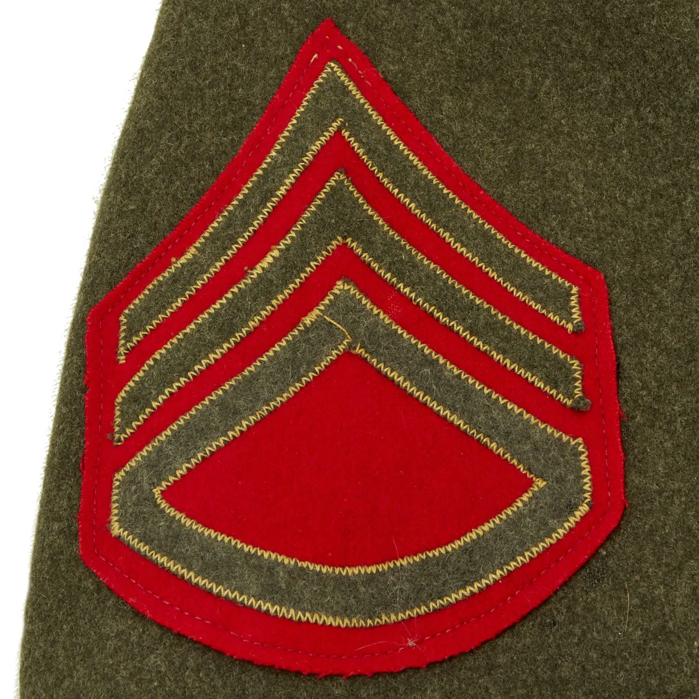 Original U.S. WWII Marine Raider USMC First Marine Amphibious Corps (I MAC) Winter Service Dress Uniform - As Seen In Book