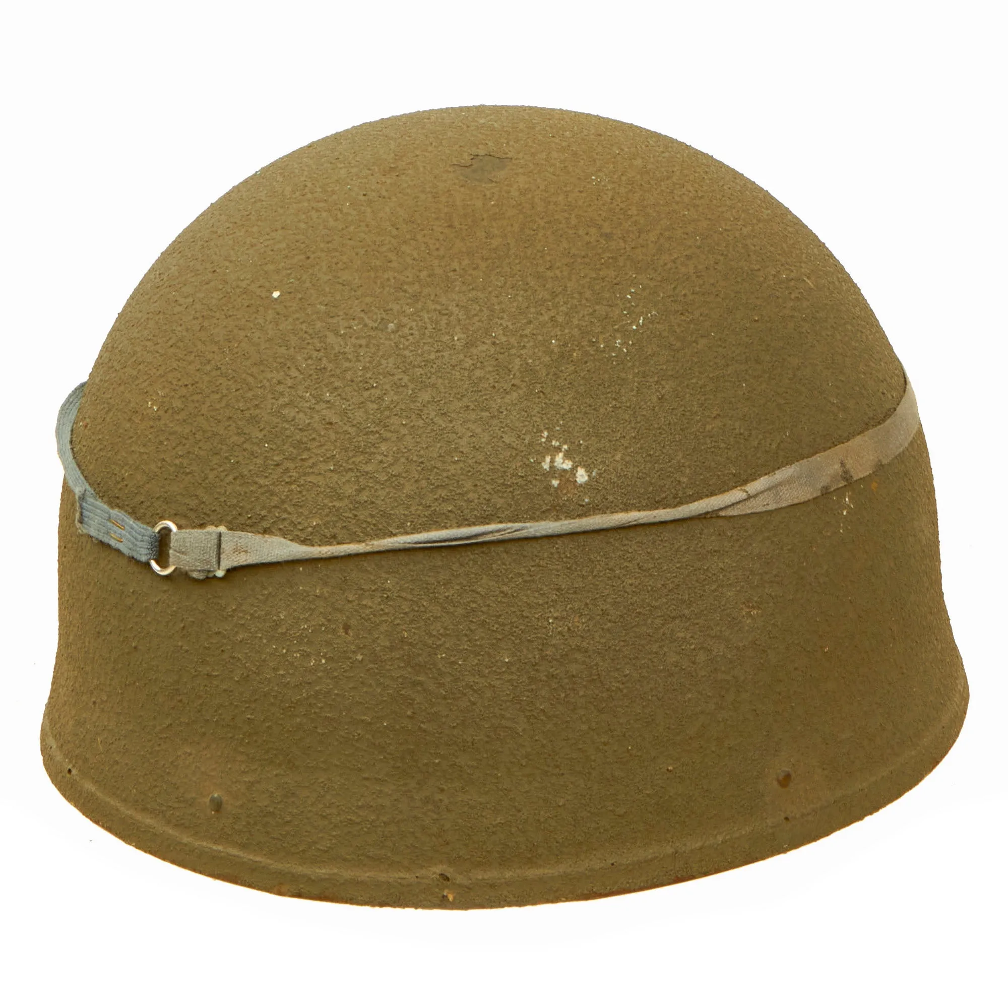 Original WWII British 1944 Dated MkI Dispatch Rider Helmet by Briggs Motor Bodies Ltd. in Unissued Condition