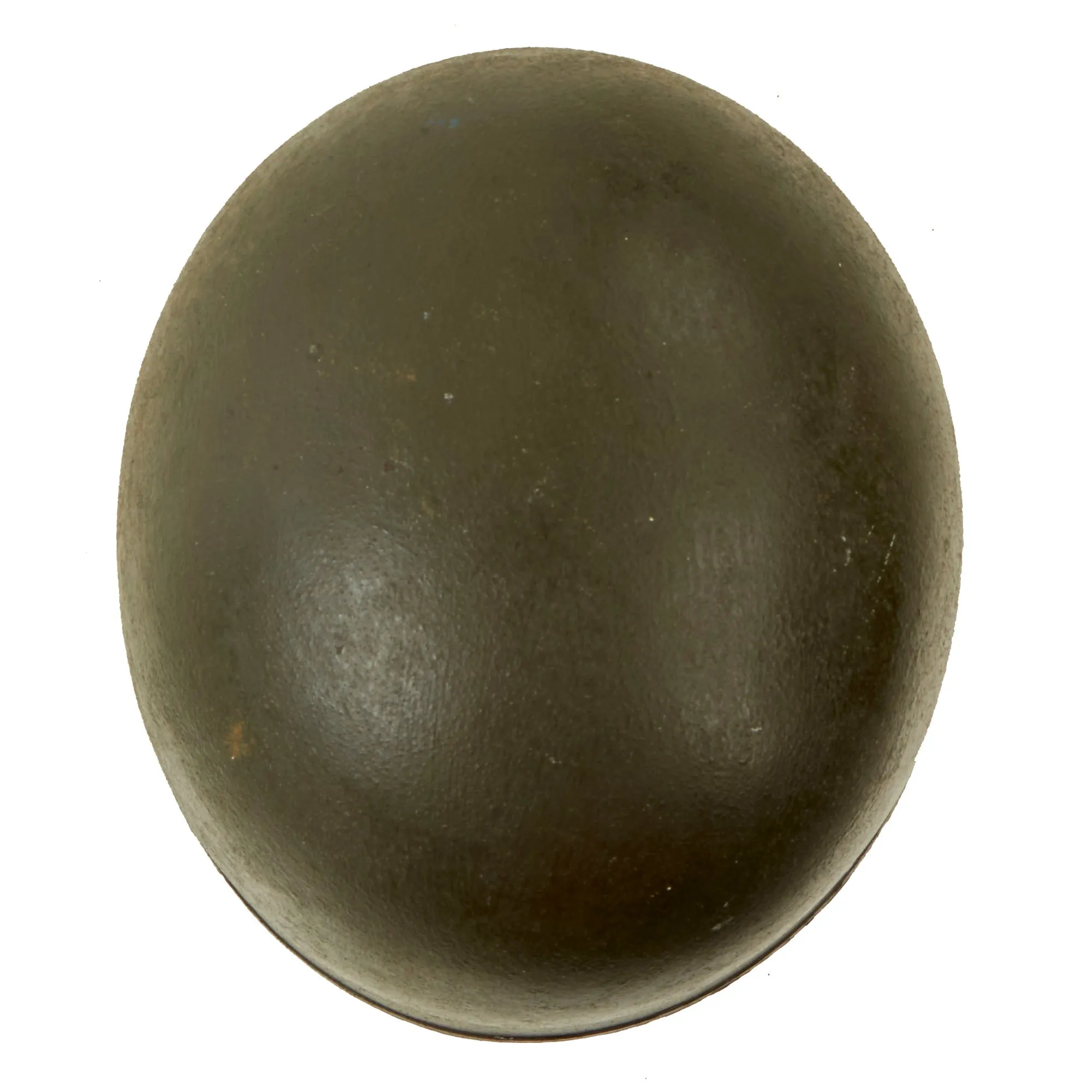 Original WWII British 1945 Dated MkI Dispatch Rider Helmet by Briggs Motor Bodies Ltd. - Size 7