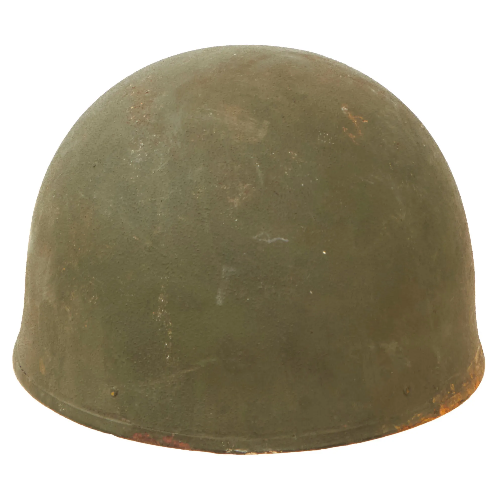 Original WWII British 1945 Dated MkI Dispatch Rider Helmet by Briggs Motor Bodies Ltd.