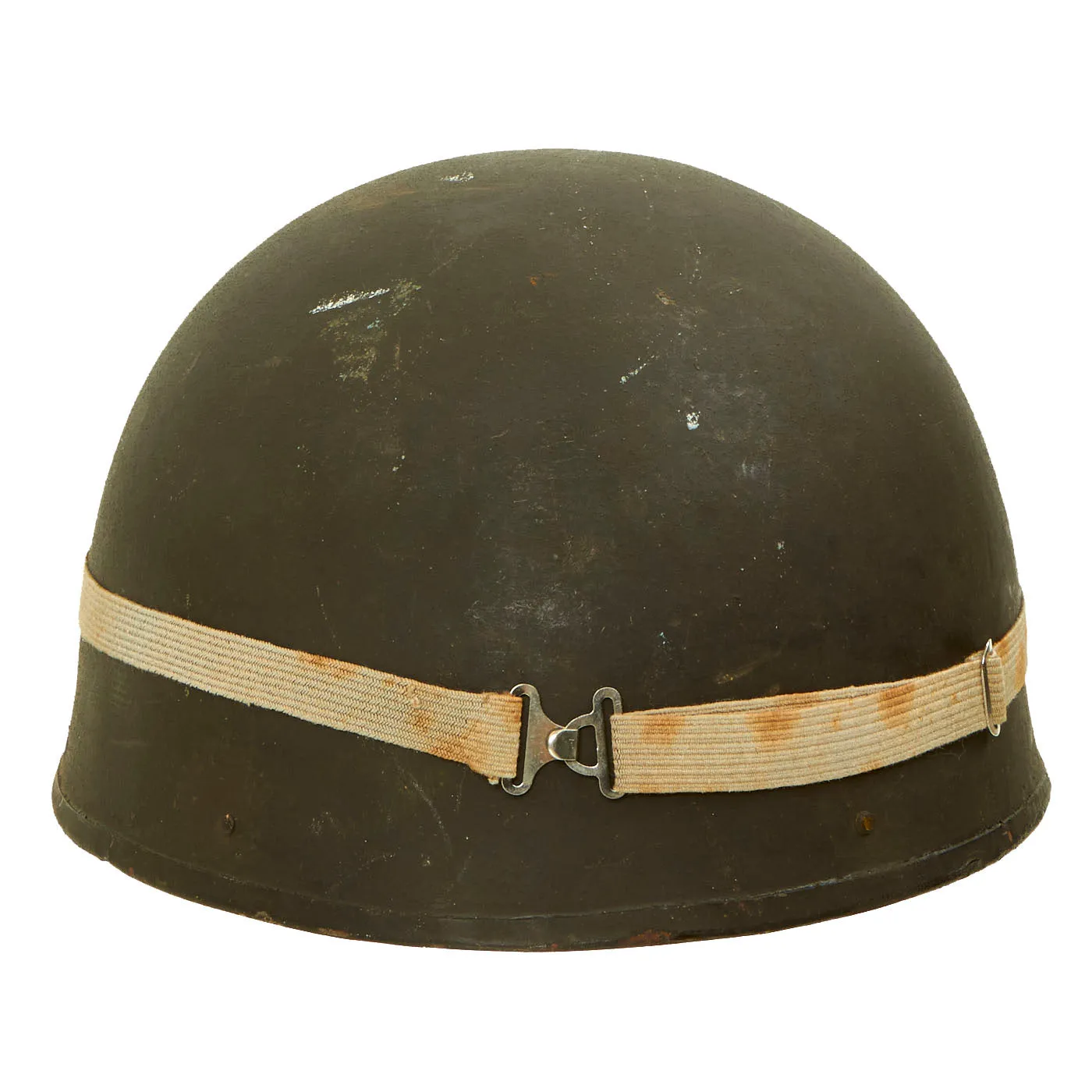 Original WWII British 1945 Dated MkI Dispatch Rider Helmet by Briggs Motor Bodies with Goggles