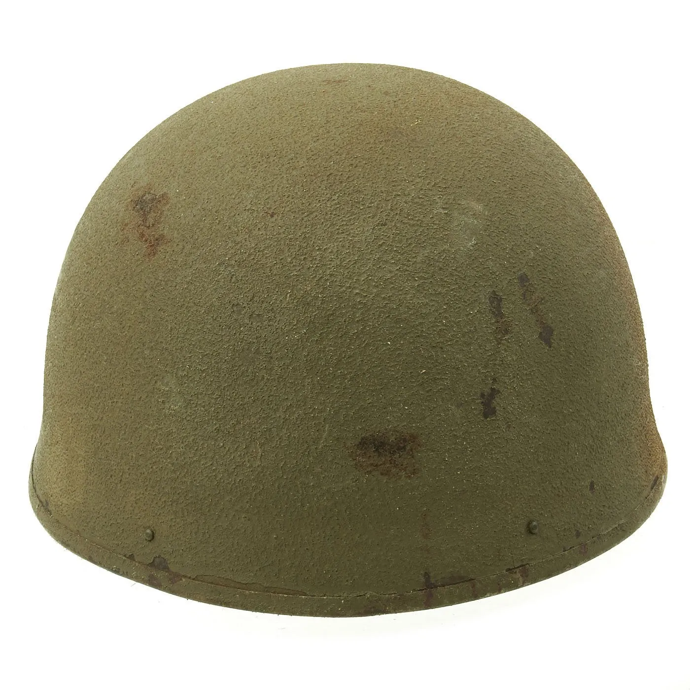 Original WWII British MkI Dispatch Rider Helmet by Briggs Motor Bodies in Size 7 - dated 1942