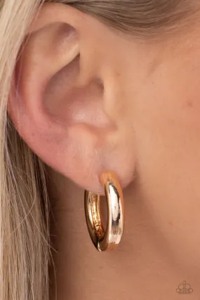 Paparazzi Earring ~ The New Classic - Gold