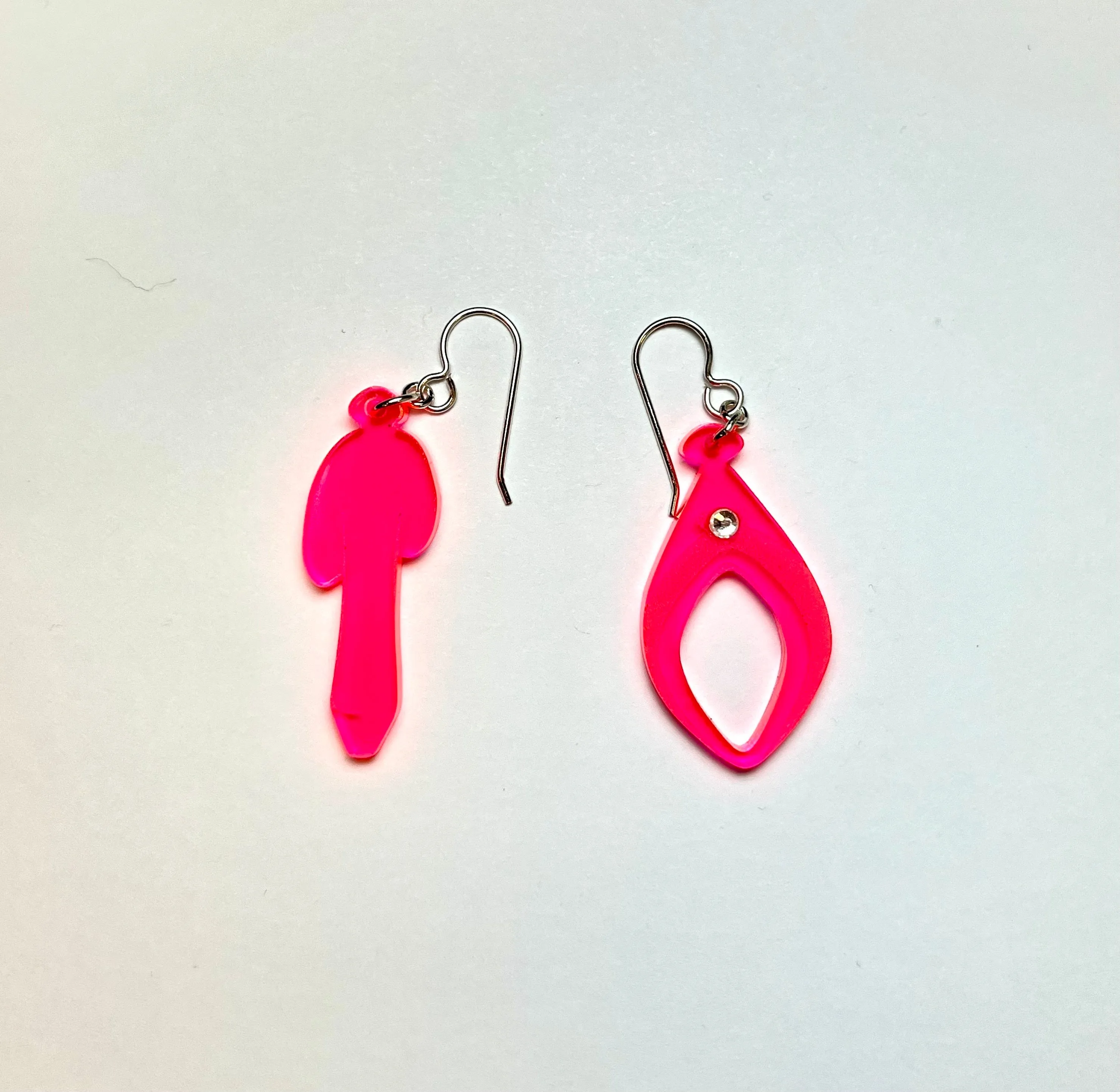 Penis & Vulva Acrylic Earrings