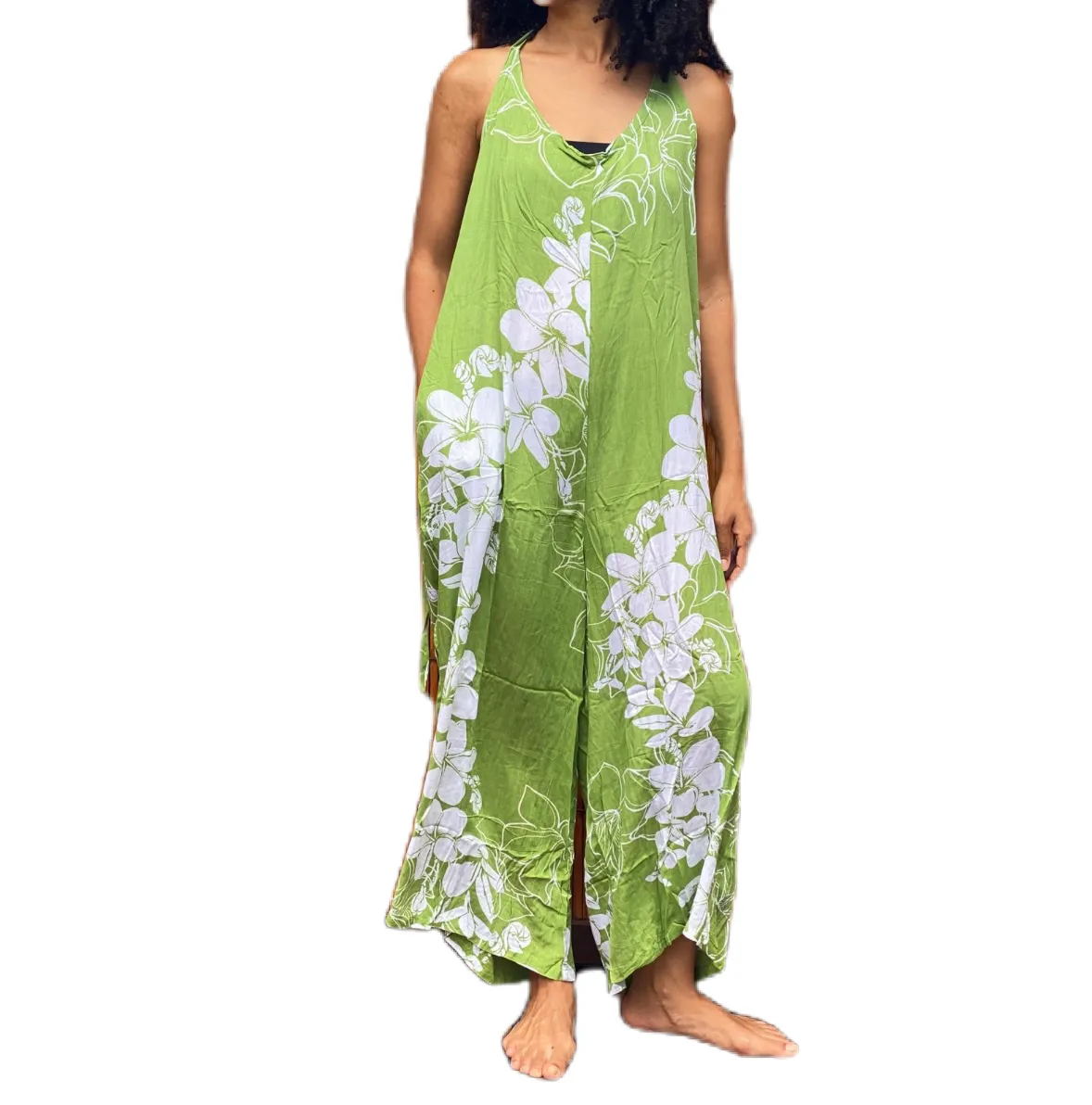 Plumeria Lei Kula Romper (one size)
