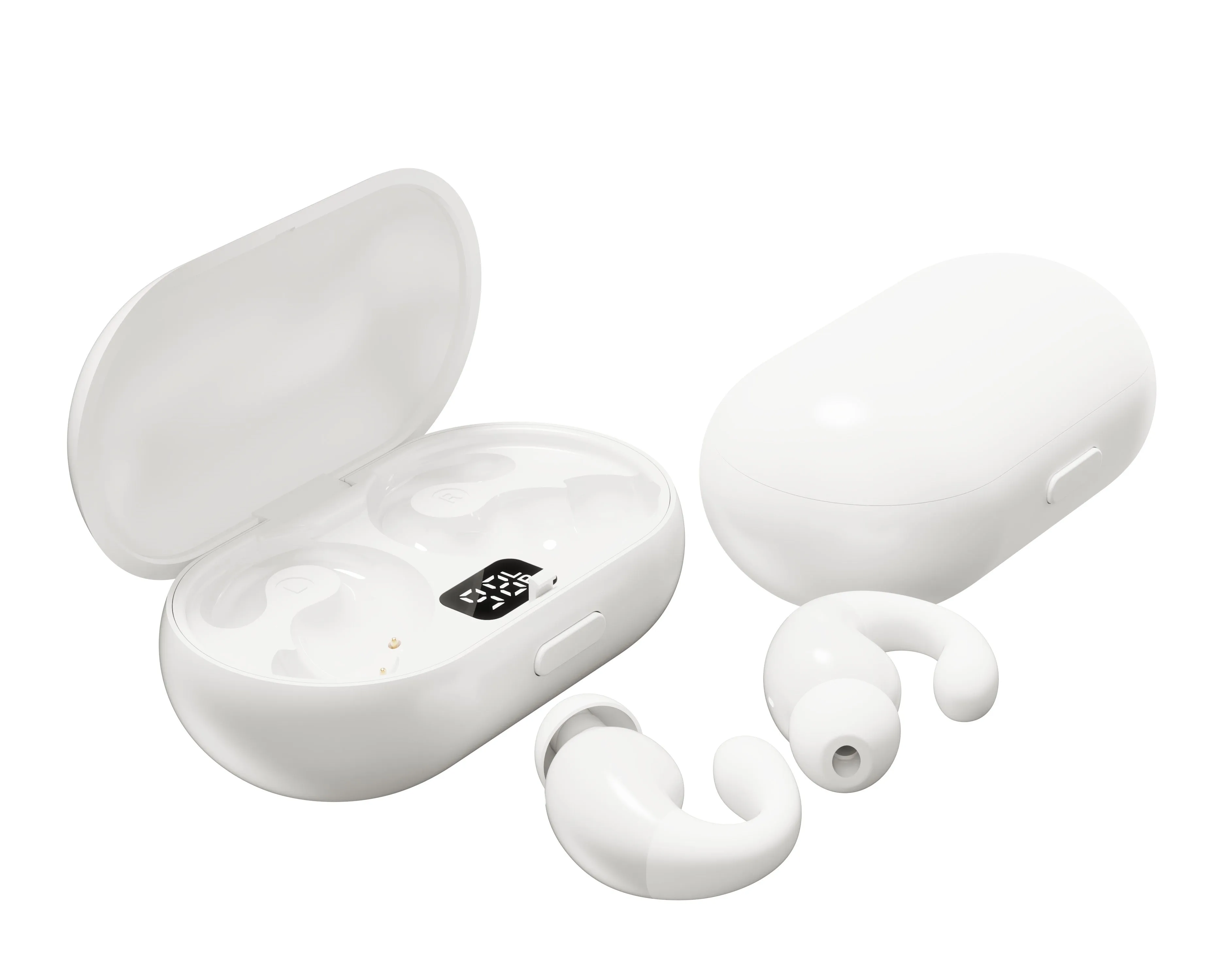 Prochimps EAR CLIP TWS (OPEN EAR WEAR) X5 Wireless Earphones with JL6983 Chipset | Bluetooth 5.3, 8mm Drivers | Charging Case