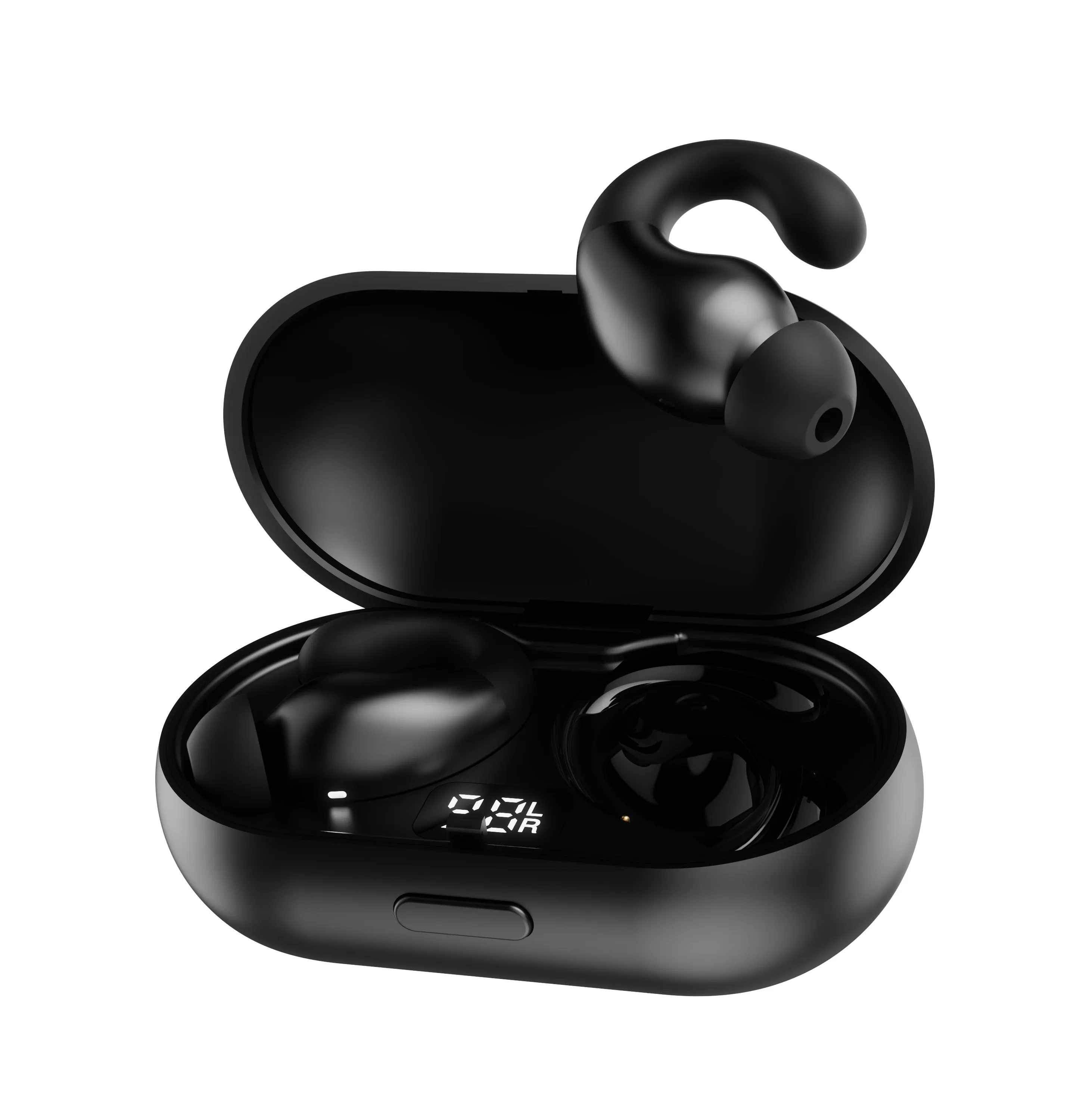 Prochimps EAR CLIP TWS (OPEN EAR WEAR) X5 Wireless Earphones with JL6983 Chipset | Bluetooth 5.3, 8mm Drivers | Charging Case