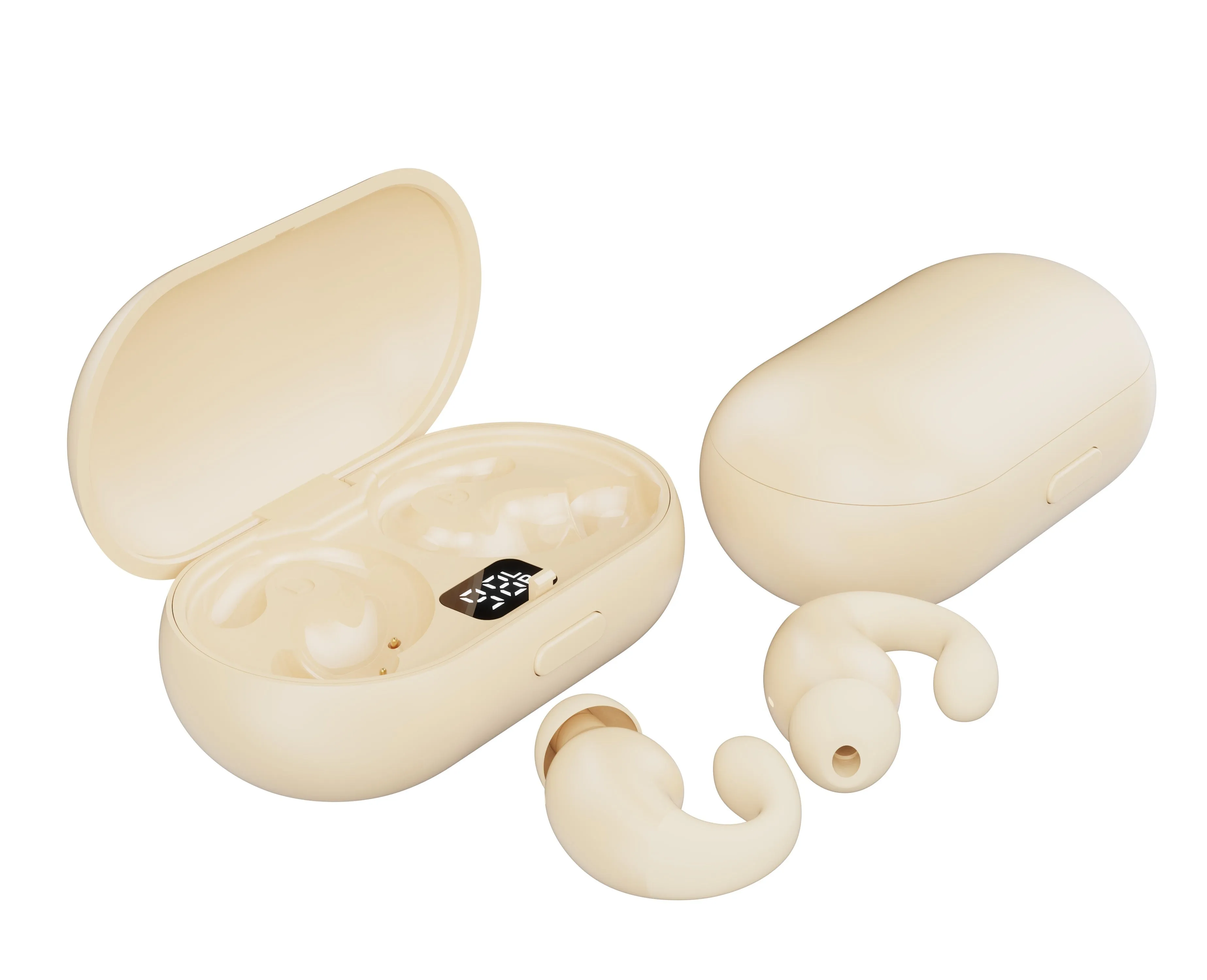 Prochimps EAR CLIP TWS (OPEN EAR WEAR) X5 Wireless Earphones with JL6983 Chipset | Bluetooth 5.3, 8mm Drivers | Charging Case
