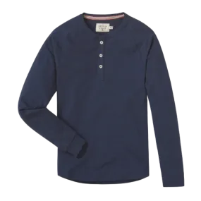 Puremeso Raglan Henley - Navy