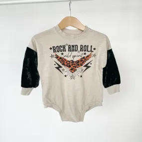 Rock and Roll Graphic Romper