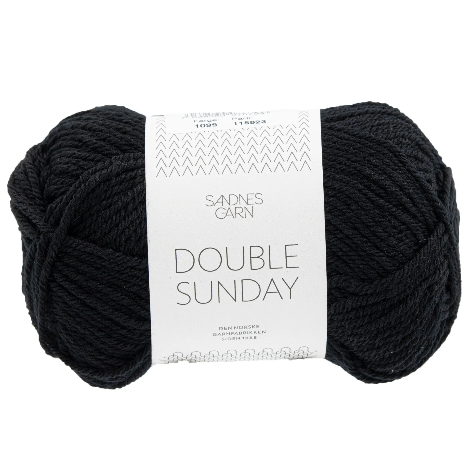 Sandnes Garn  Double Sunday Yarn - 1099 Black