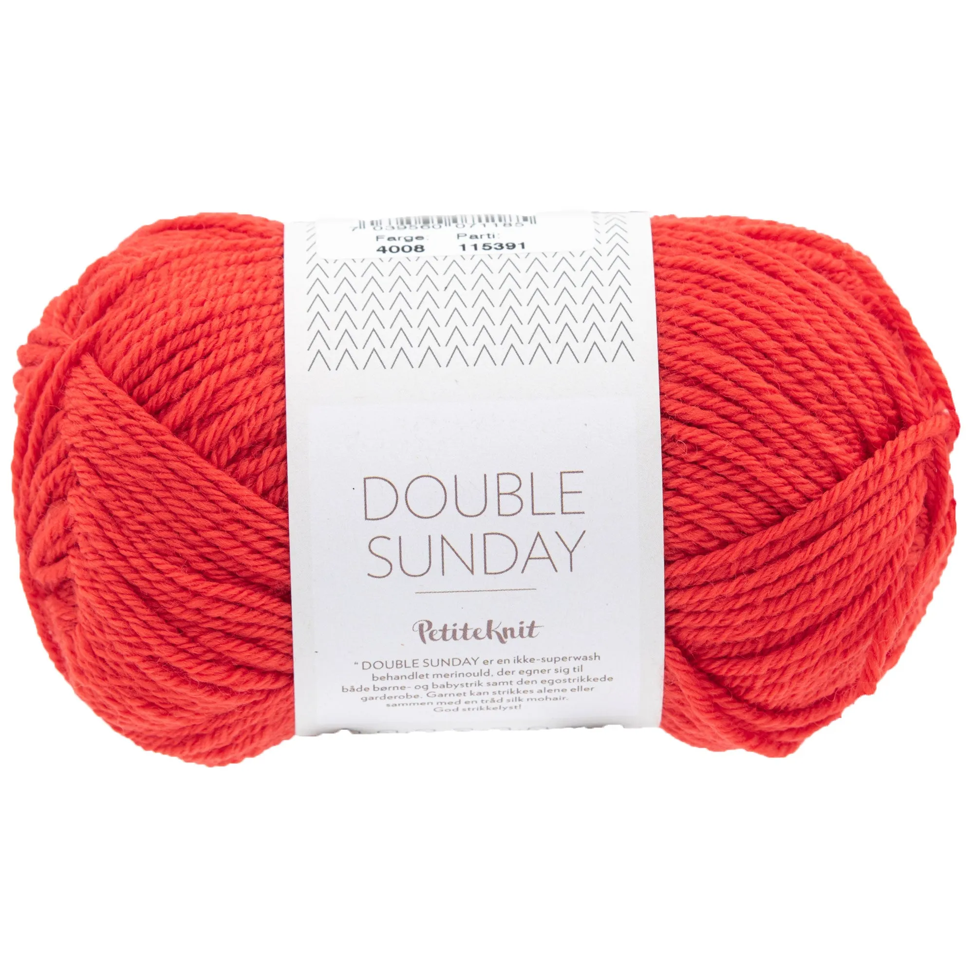 Sandnes Garn  Double Sunday Yarn - 4008 Poppy (Petite Knits Color Palette)