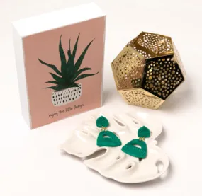 Sculpey Soufflé™ Monochromatic Texture Earrings