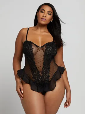 Serena Ruffle Lingerie Bodysuit