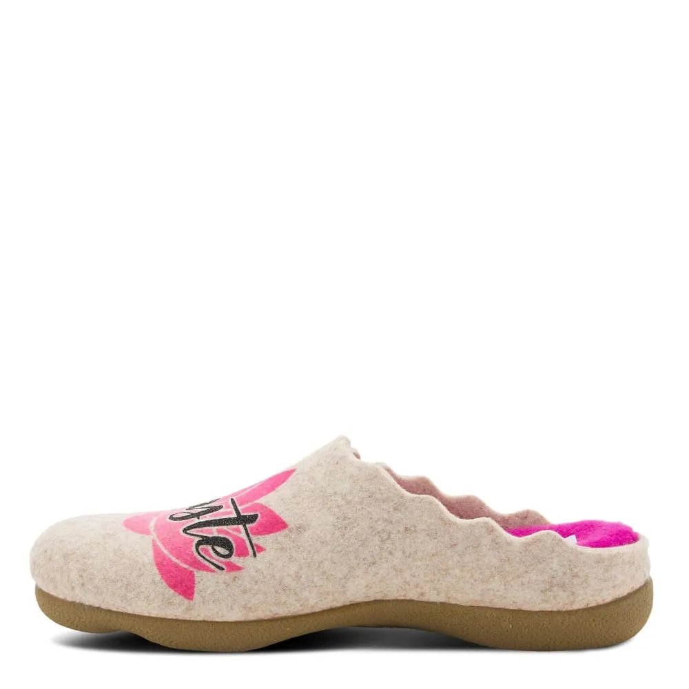Spring Step Shoes Flexus Namaste Women's Floral Slipper