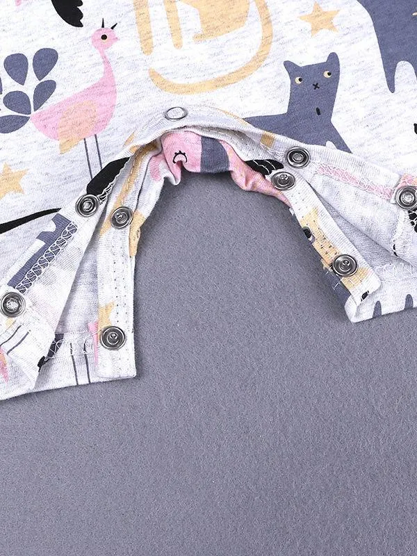 Summer Cute Onesie Newborn Baby Cartoon Bodysuit Romper