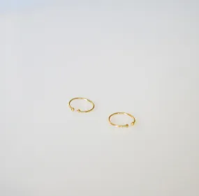 Tiny Thin Ear Cuffs Conch Non Pierced 18k Gold Plated .925 Sterling Silver Non Pierced Earrings