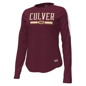 Under Armour Womens Gameday Knockout Long Sleeve Tee - Maroon