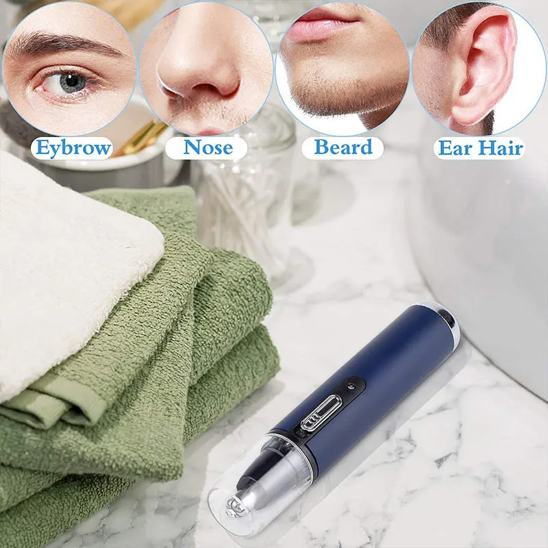 USB Rechargeable Nose and Ear Hair Facial Trimmer