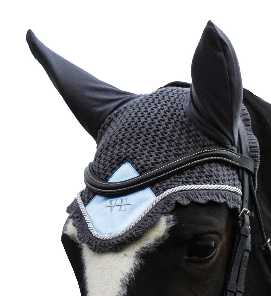 Volar Equestrian Ear Bonnet - Navy