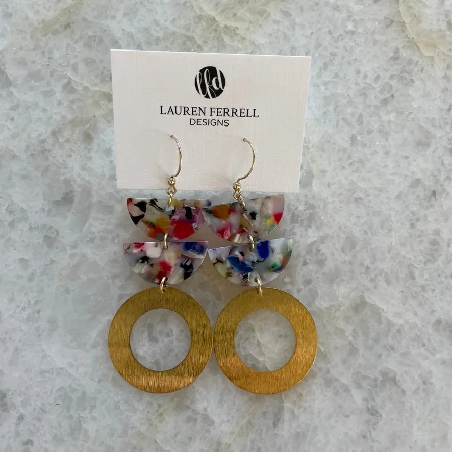 Wide Circle Earrings