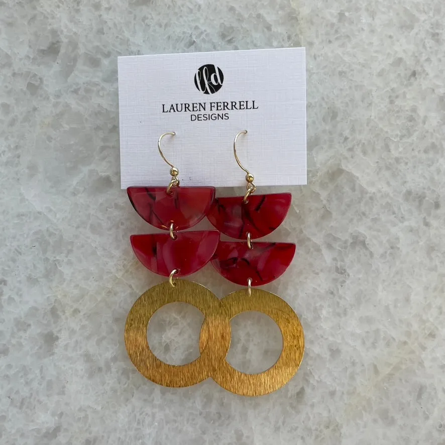 Wide Circle Earrings