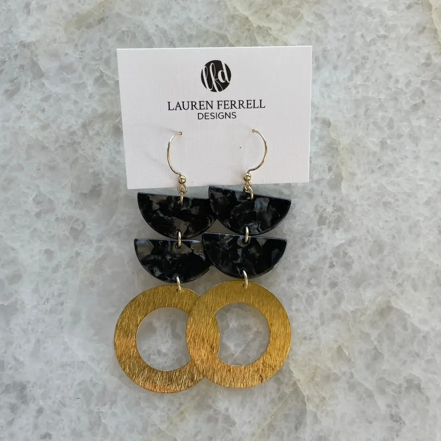 Wide Circle Earrings