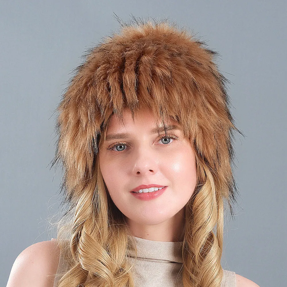 Winter imitation fox fur hat whole hair hat wide fur ear protection hat