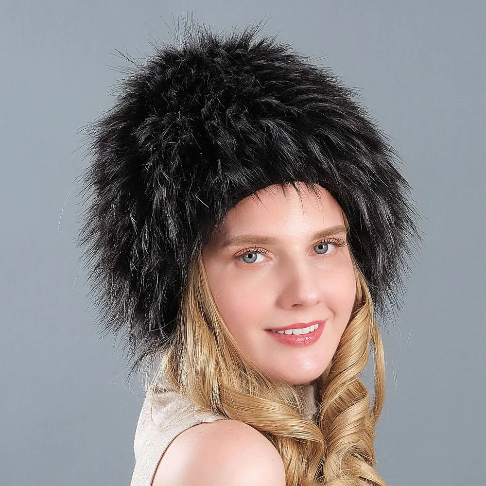 Winter imitation fox fur hat whole hair hat wide fur ear protection hat