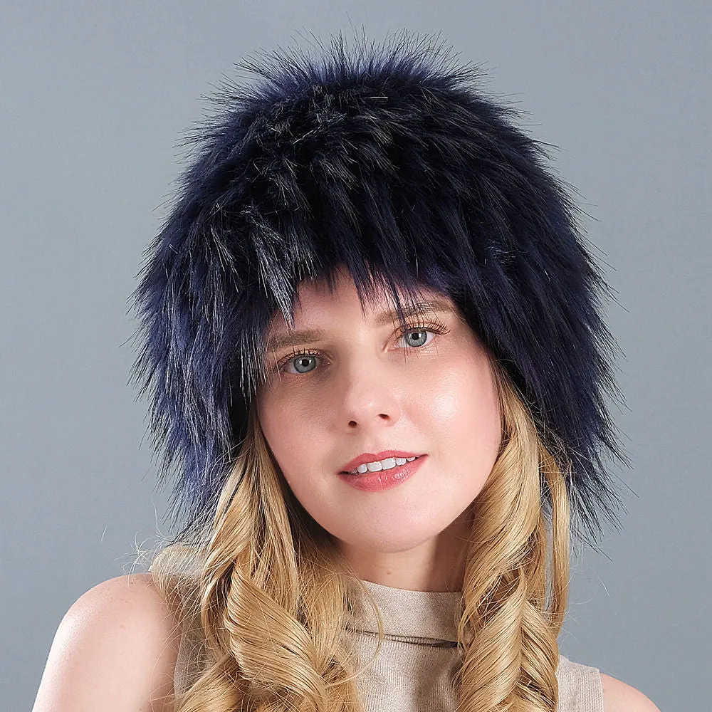 Winter imitation fox fur hat whole hair hat wide fur ear protection hat
