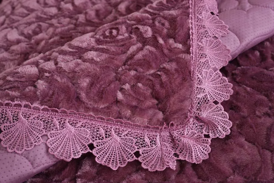 Winter Warm Flowers Anti Slip Sofa Cover