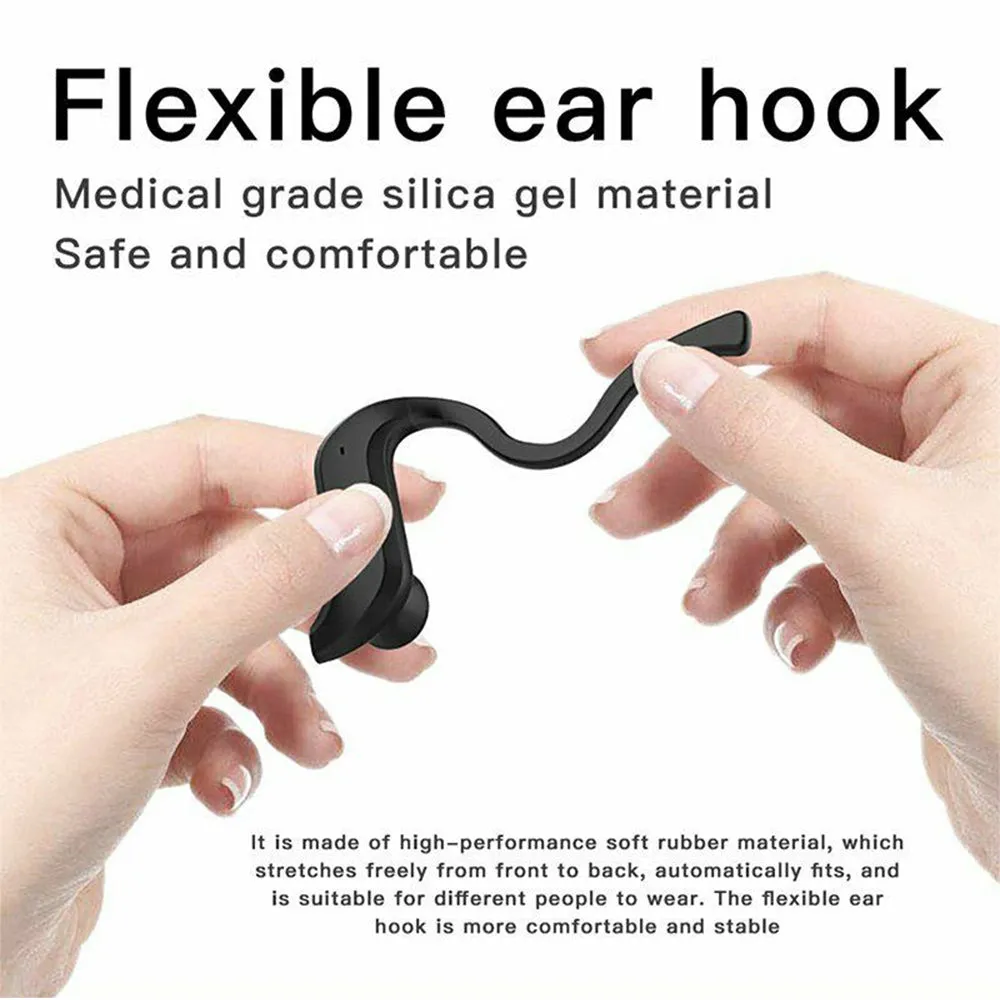 Wireless Bluetooth Hanging Ear Hooks for iOS and Android Devices- USB Charging