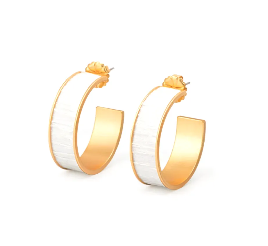 Wit Hoop Earrings