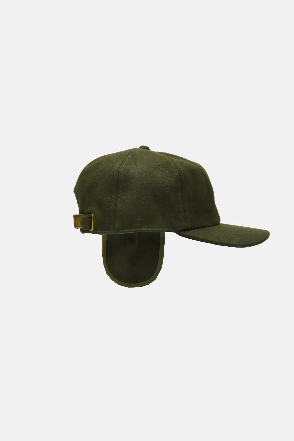 Wool Hat with Optional Fold Down Ear-Flap