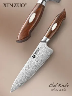 XINZUO 8 Inches 110 Layers Damascus Steel  Chef Knife-Jiang Series